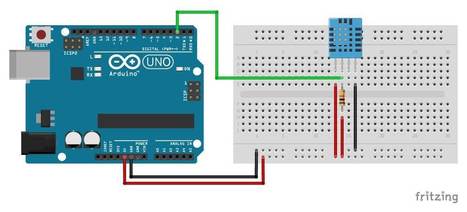DHT11/DHT22 Sensors with Arduino Tutorial (2 Examples) | tecno4 | Scoop.it