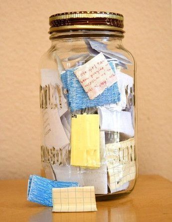 Start a Good Things Jar on 1/1/14; add the good things that happen to you during the year | iDoneThis blog | Sirenetta Leoni Inside Voiceover—Information + Insights On Voice Acting | Scoop.it