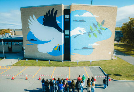 Murale g&eacute;ante de S&eacute;bastien Thibault | Le Soir Matanie | Revue de presse La Matanie | Scoop.it
