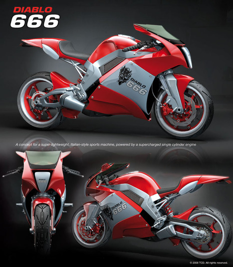 DejaView | Diablo 666 (Tim Cameron Design) | DucCutters.com | Ductalk: What's Up In The World Of Ducati | Scoop.it