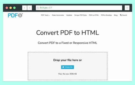 Convertir PDF a HTML online y gratis: PDFix | TIC & Educación | Scoop.it