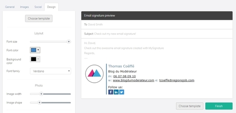 Un outil gratuit pour créer une signature mail facilement : MySignature | Strictly pedagogical | Scoop.it