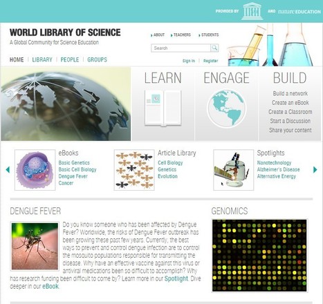 UNESCO partners with Nature Education and Roche to launch the World Library of Science | 21st Century Learning and Teaching | Scoop.it