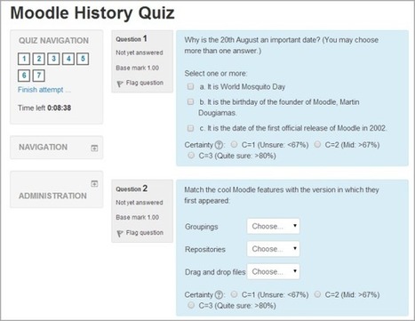 Moodle Quiz Usability Features and Improvements considered in the Tracker | Moodle and Web 2.0 | Scoop.it