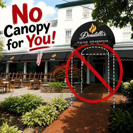 Did #NewtownPA Borough Get the Donatelli&rsquo;s Canopy Decision Wrong? | Newtown News of Interest | Scoop.it