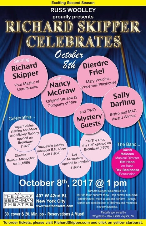 Richard Skipper Celebrates Returns To Theater Row on October 8th | LGBTQ+ Movies, Theatre, FIlm & Music | Scoop.it