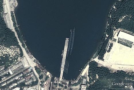 Photos Google Earth de bases de sous-marins de la Corée du Nord | Newsletter navale | Scoop.it