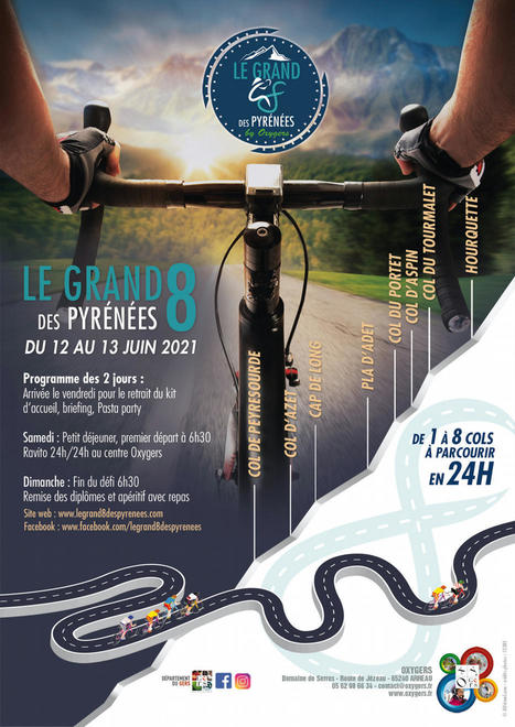 Oxygers organise en juin 2021, le Grand 8 des Pyrénées, un évènement cyclo-sportif sous forme de défi | Vallées d'Aure & Louron - Pyrénées | Scoop.it