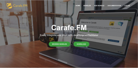 Carafe.FM : an open platform for working with JavaScript in FileMaker | Learning Claris FileMaker | Scoop.it