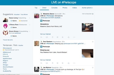 Tout ce que vous devez savoir au sujet de Periscope | Time to Learn | Scoop.it