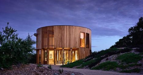 [Inspiration] Une cabane de plage australienne aux allures de maison bois ronde | Build Green, pour un habitat écologique | Scoop.it