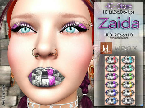 Zaida Lipsticks Pack December 2022 Group Gift by Independent Creators Store | Teleport Hub - Second Life Freebies | Second Life Freebies | Scoop.it