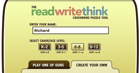 Teaching With Crossword Puzzles from Read Write Think | A1Uutiset | Scoop.it