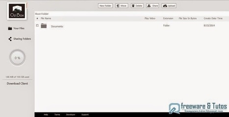 OziBox : un service de cloud computing avec 100 Go d'espace de stockage en ligne gratuits | Technologie Au Quotidien | Scoop.it