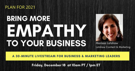 Live Webinar: Bring More Empathy to Your Business — | Teaching Empathy | Scoop.it