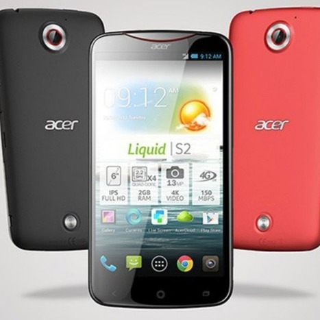 Acer Unveils 6-Inch Liquid S2 Smartphone With 4K Recording | Technology and Gadgets | Scoop.it
