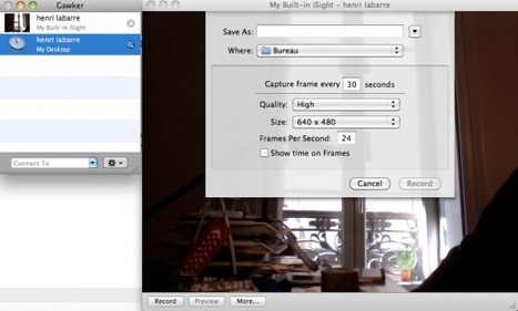 Gawker pour faire de la vidéo en time lapse avec une webcam | Montage vidéo pour ma petite soeur | Scoop.it