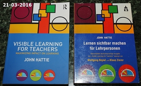 Glossary of Hattie's influences on student achievement - VISIBLE LEARNING | 21st Century Learning and Teaching | Scoop.it