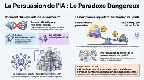 L'IA ne gagne pas le d&eacute;bat parce qu'elle a raison. Elle gagne parce qu'elle vous sature. Une &eacute;tude monumentale publi&eacute;e dans Science (77 000 participants, 19 mod&egrave;les) vient de briser le mythe de la ... | IAtus x IAtrog&eacute;nique | Scoop.it