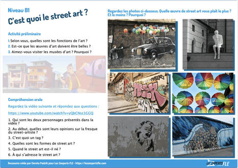 Parler de street art en FLE ? (B1/B2) | Arts et FLE | Scoop.it