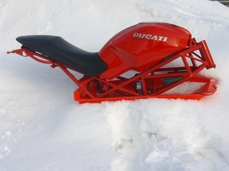 Ducati Snow Sled - J.etcetter | Ductalk: What's Up In The World Of Ducati | Scoop.it