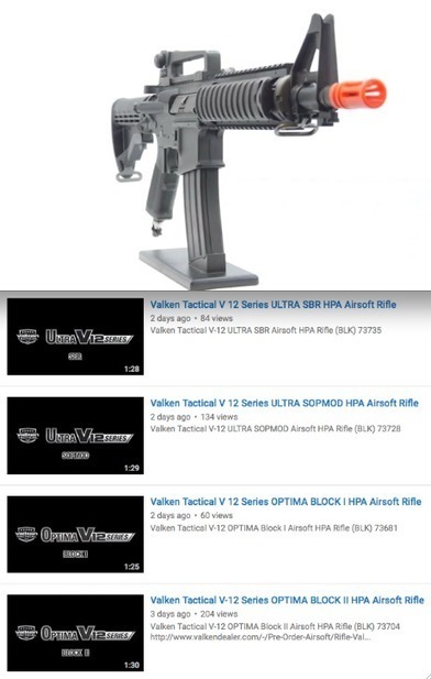 VALKEN'S new line of airsoft guns...in VIDEOS on YouTube | Thumpy's 3D House of Airsoft™ @ Scoop.it | Scoop.it