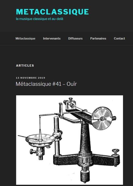 (Emissions) Les cinq prochaines numéros de Metaclassique | Muzibao | Scoop.it