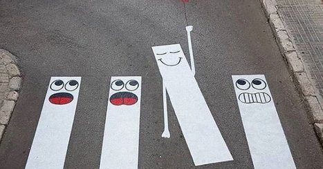 #Pr&eacute;vention | 13 #passages #pi&eacute;tons d&eacute;tourn&eacute;s avec beaucoup de cr&eacute;ativit&eacute; par un street-artist&thinsp; fran&ccedil;ais | RSE et D&eacute;veloppement Durable | Scoop.it
