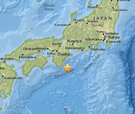M6.0 - 56km SE of Shingu, Japan | Japan Tsunami | Scoop.it