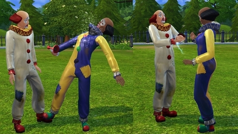 The Sims 4: Community Modder Unlocks Official "Tragic Clown" Clothing in Hiding << SimsVIP | Les Sims | Scoop.it