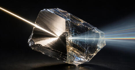Un cristal de oxicloruro de molibdeno desaf&iacute;a d&eacute;cadas de f&iacute;sica al comportarse como metal o vidrio seg&uacute;n el &aacute;ngulo de la luz | Mi Caj&oacute;n de Ideas | Scoop.it