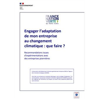 Engager l'adaptation de mon entreprise au changement climatique : que faire ? | rev3 - la 3&egrave;me r&eacute;volution industrielle en Hauts-de-France | Scoop.it