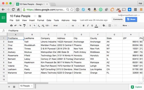 Import Data from a Google Sheet into FileMaker or Xojo | CampSoftware | Learning Claris FileMaker | Scoop.it