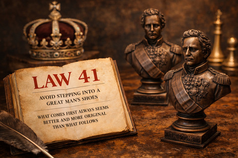 Law 41: Avoid Stepping Into a Great Man's Shoes - The Laws of Power | Family Office & Billionaire Report - Empowering Family Dynasties | Scoop.it
