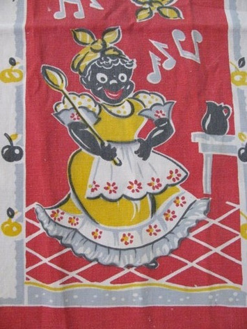 Vintage MAMMY Black Americana Kitchen Hand Towel | Colorful Prism Of Racism | Scoop.it