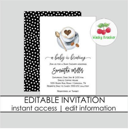 Baby Shower Invitation Cards Online - Wacky K
