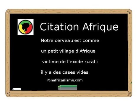 Citation d’Afrique par Jonathan Muchemblé | Panafricanisme | Citations Proverbes | Scoop.it