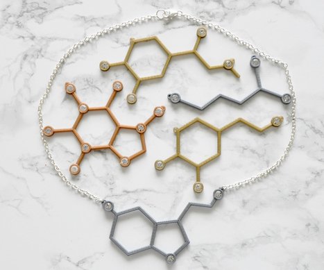 Rhinestone and 3D Print Molecule Necklaces: 11 Steps (with Pictures) | Daily DIY | Scoop.it