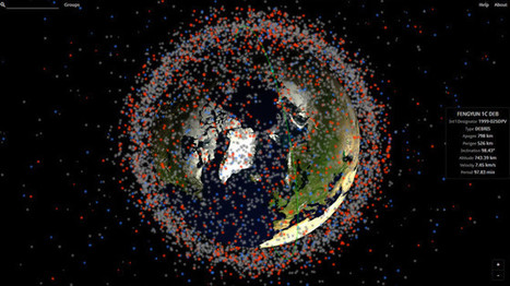 Echtzeit-Karte zeigt Weltraum-Schrott | Space | SpaceDebris | Umweltverschmutzung | 21st Century Innovative Technologies and Developments as also discoveries, curiosity ( insolite)... | Scoop.it