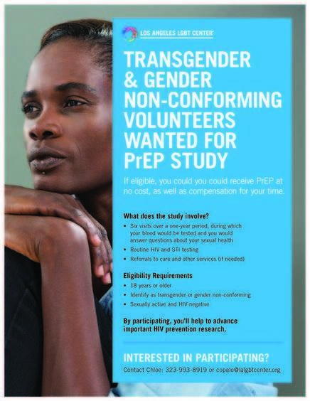 Los Angeles LGBT Center PrEP Study for Trans People Needs Volunteers | Health, HIV & Addiction Topics in the LGBTQ+ Community | Scoop.it