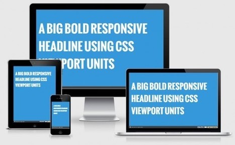 Typografie im Responsive Webdesign – Teil 2: So erstellt ihr Responsive Headlines | Wordpress-Webdesign | Scoop.it