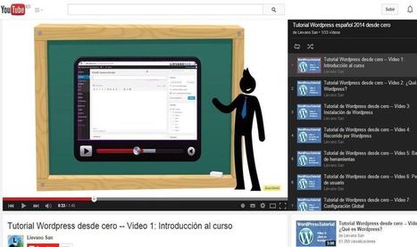 Cursos gratuito de WordPress desde cero, 33 vídeo tutoriales gratuitos. | Recursos, Servicios y Herramientas de la Web 2.0 en pequeñas dosis. | Scoop.it