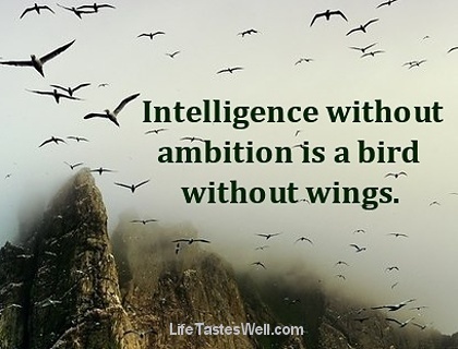 Intelligence without ambition is a bird without