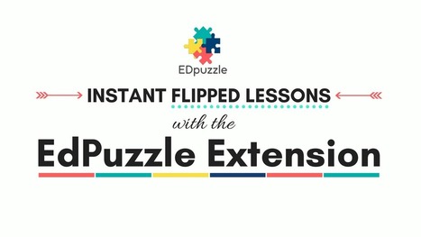 Instant Flipped Lessons with the EdPuzzle Extension via By Meagan Kelly | Teacher Gary | Scoop.it