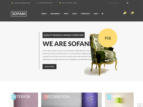 Free Html Template Sofani Css Themes With Re