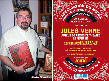 France : grande soirée Jules Verne... avec une conférence musicale du vernien Alain Braut | Jules Verne News | Scoop.it