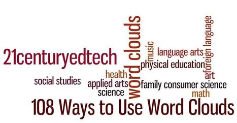 108 Ways to Use Word Clouds in the Classroom...Word Clouds in Education | Moodle and Web 2.0 | Scoop.it