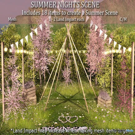 Summer Night Scene August 2021 Gift by LOVE Superstore | Teleport Hub - Second Life Freebies | Second Life Freebies | Scoop.it