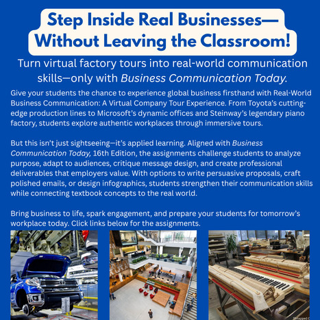 Real-World Business Communication in Action | Teaching a Modern Business Communication Course | Scoop.it