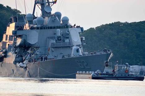 US Warship Stayed on Collision Course despite Warning | Coastal Restoration | Scoop.it
